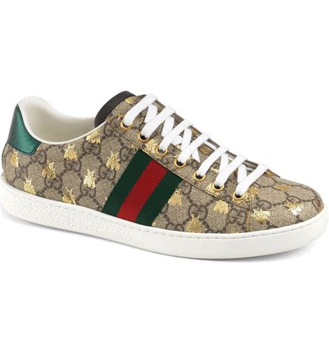 gucci sneakers men bee low|gucci new ace sneakers women's.